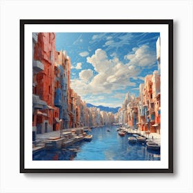 City In The Sky Art Print