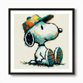 Snoopy Timeless 02 Art Print