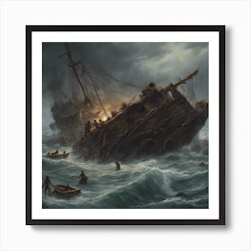 Shipwreck Art Print