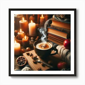 Coffee And Books 17 Art Print