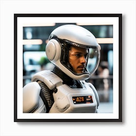 Man In A Space Suit 3 Art Print
