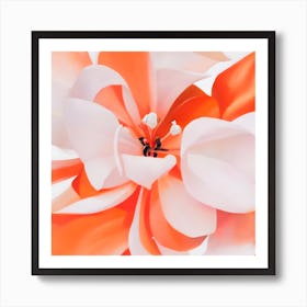 Orange Flower Art Print