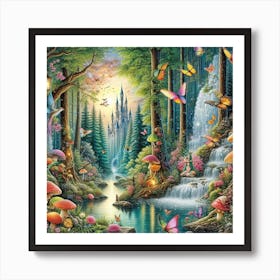 Fairy Forest 2 Art Print