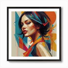 Abstract Piece Stunning Female Art Print