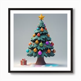 Christmas Tree 1 Art Print