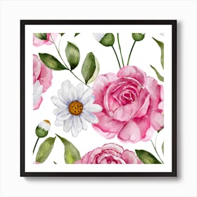 Flowers wall art Art Print