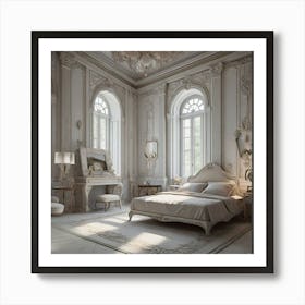 Rococo Bedroom Art Print