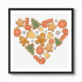 Christmas Heart Poster