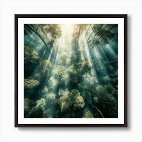 Underwater Forest 1 Art Print