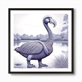 Flamingo 7 Art Print