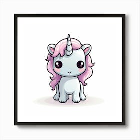 Cute Unicorn 323 Art Print