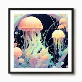 Jellyfish 5 Art Print