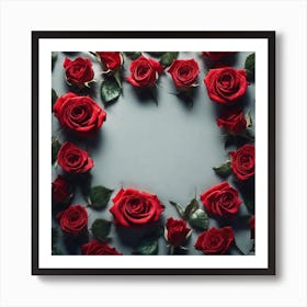 Red Roses 10 Art Print