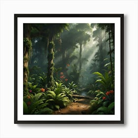 Tropical Forest 8 Art Print