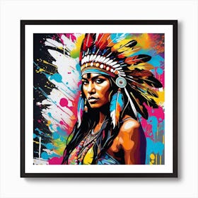 Indian Woman Art Print