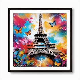 Paris Eiffel Tower 111 Art Print