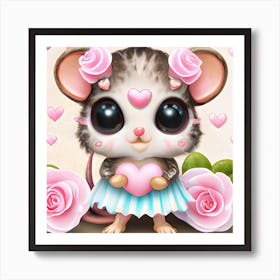 Adorable Mouse Art Print