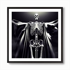 Skeleton 2 Art Print