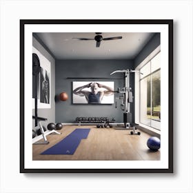 Gym Room Art Print