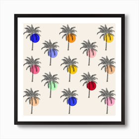 Tropical Trees Art Print