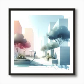 Cityscape 15 Art Print