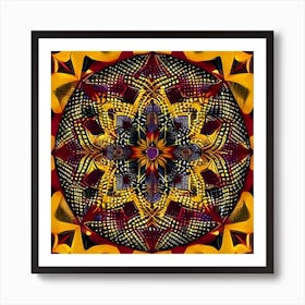 Abstract Mandala 13 Poster