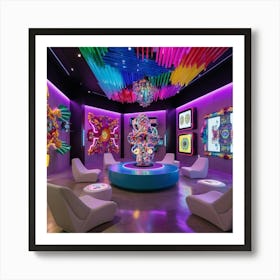 Colorful Gallery Art Print