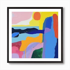 Abstract Travel Collection Bahamas 4 Art Print