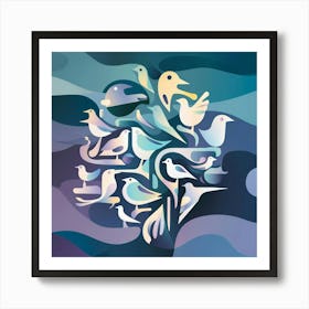 Birds In The Sky 1 Art Print