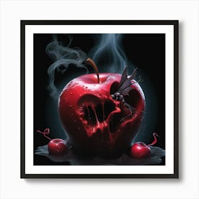 Insect inception Apple Art Print