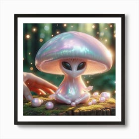 Alien Mushroom 2 Art Print