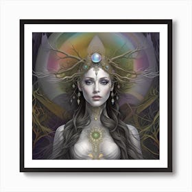 Ethereal Goddess Art Print