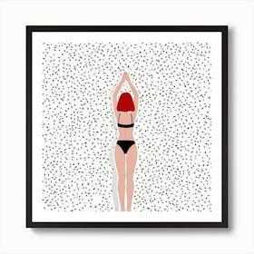 Girl In Bikini 1 Art Print