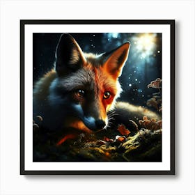 Wild Animal Creative Portrait 173 Art Print