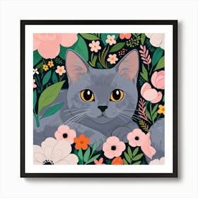 British Shorthair Cat 2 Art Print