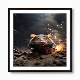 Rat In The Dark Poster