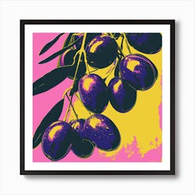 Olives Pop Art 1 Art Print