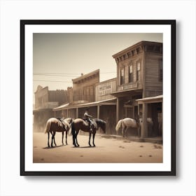 Old West Town 33 Art Print