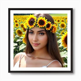 Sunflower Beauty Art Print