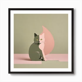 Cat Portrait Art Print