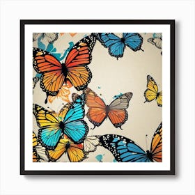 Butterfly Stock Videos & Royalty-Free Footage 5 Art Print