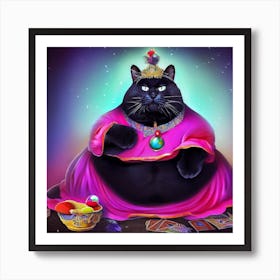 King Of Cats Art Print