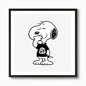 Dabbing Snoopy Series (2) Art Print