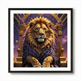 King Of The Throne 1 Art Print