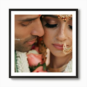 Indian Bride And Groom 3 Poster