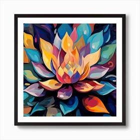 Lotus Flower 37 Art Print