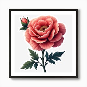 Peony 1 Art Print