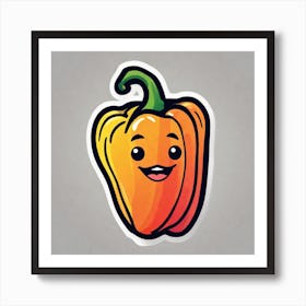 Pepper Sticker Art Print