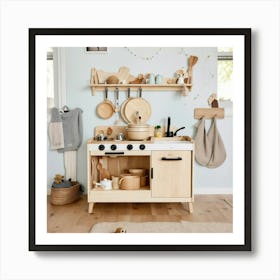 Wooden Play Kitchen 2024 05 17t210128 Art Print