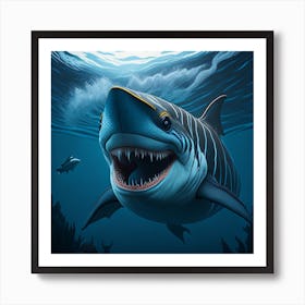 Tiger Shark Art Print